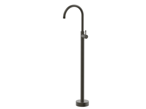 Tapware ParTaps Elm Floor Bath Filler Mixer - Gooseneck Colour: Volcanic Grey Place & Palette