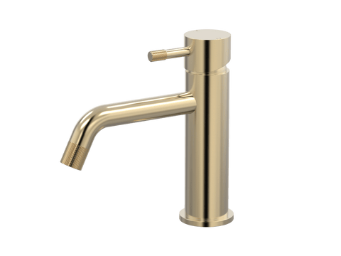 Tapware ParTaps Elm Hob Basin Mixer Colour: Brushed Brass Gold Place & Palette