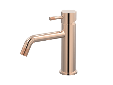 Tapware ParTaps Elm Hob Basin Mixer Colour: Brushed Rose Gold Place & Palette