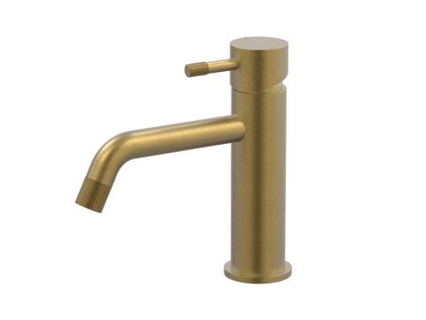 Tapware ParTaps Elm Hob Basin Mixer Colour: Rumbled Brass Place & Palette