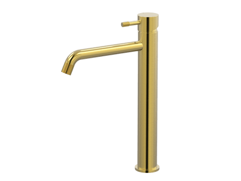 Tapware ParTaps Elm Hob Basin Tower Mixer Colour: Brushed Gold Place & Palette