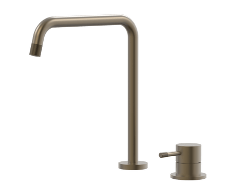 Tapware ParTaps Elm Hob Mixer Set Colour: Antique Bronze Place & Palette