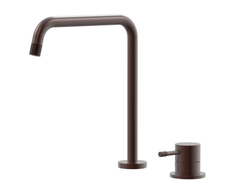 Tapware ParTaps Elm Hob Mixer Set Colour: Antique Copper Place & Palette