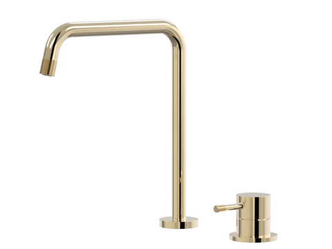 Tapware ParTaps Elm Hob Mixer Set Colour: Brass Gold Place & Palette