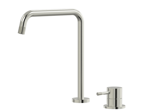 Tapware ParTaps Elm Hob Mixer Set Colour: Brushed Nickel Place & Palette