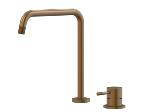 Tapware ParTaps Elm Hob Mixer Set Colour: Burnished Place & Palette