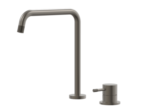 Tapware ParTaps Elm Hob Mixer Set Colour: Gunmetal Place & Palette