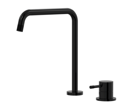 Tapware ParTaps Elm Hob Mixer Set Colour: Midnight Black Place & Palette