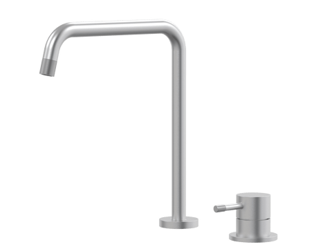 Tapware ParTaps Elm Hob Mixer Set Colour: Satin Pearl Place & Palette
