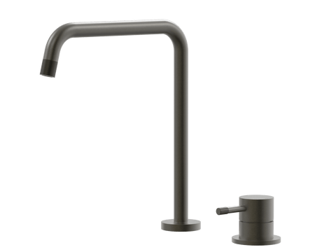 Tapware ParTaps Elm Hob Mixer Set Colour: Volcanic Grey Place & Palette