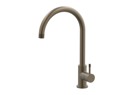 Tapware ParTaps Elm Sink Gooseneck Mixer Colour: Antique Bronze Place & Palette