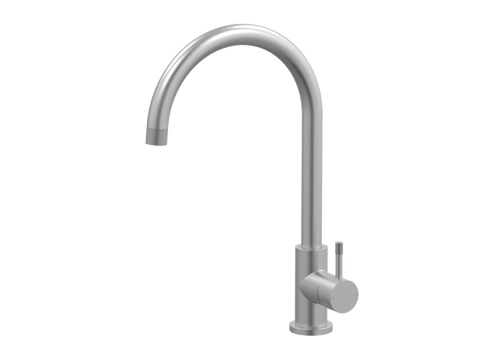 Tapware ParTaps Elm Sink Gooseneck Mixer Colour: Satin Pearl Place & Palette