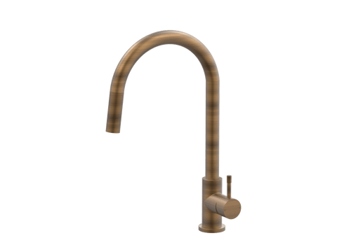 Tapware ParTaps Elm Sink Pull-Out Mixer - Gooseneck Colour: Chrome Place & Palette