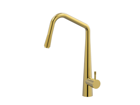 Tapware ParTaps Elm Sink Pull-Out Mixer Colour: Brushed Gold Place & Palette