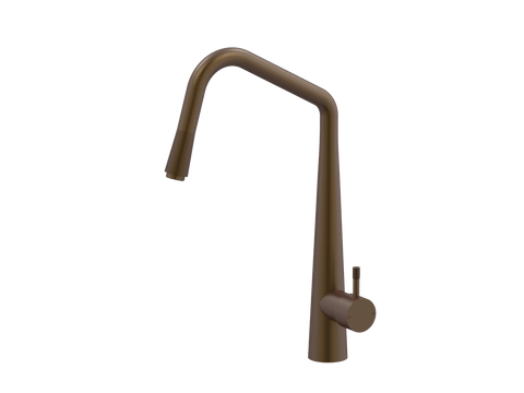 Tapware ParTaps Elm Sink Pull-Out Mixer Colour: Native Brass Place & Palette