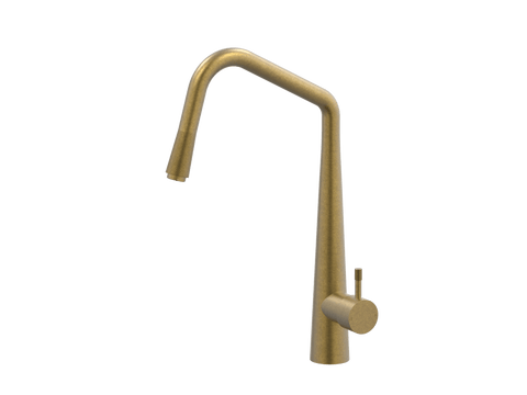 Tapware ParTaps Elm Sink Pull-Out Mixer Colour: Rumbled Brass Place & Palette