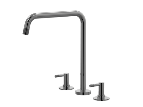 Tapware ParTaps Elm Sink Set Hob Swivel Colour: Black Sapphire Place & Palette