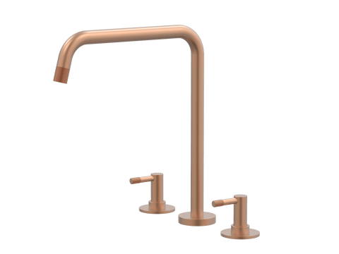 Tapware ParTaps Elm Sink Set Hob Swivel Colour: Brushed Copper Place & Palette
