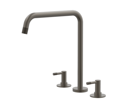 Tapware ParTaps Elm Sink Set Hob Swivel Colour: Gunmetal Place & Palette