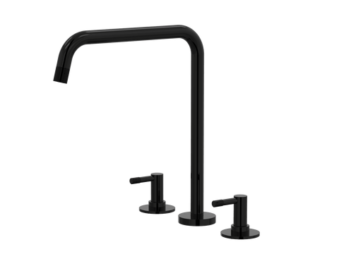 Tapware ParTaps Elm Sink Set Hob Swivel Colour: Midnight Black Place & Palette
