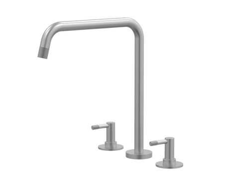 Tapware ParTaps Elm Sink Set Hob Swivel Colour: Satin Pearl Place & Palette