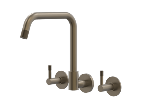 Tapware ParTaps Elm Sink Set Wall Swivel Colour: Antique Bronze Style: Original Place & Palette
