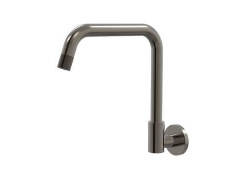 Tapware ParTaps Elm Spa Wall Swivel Outlet Colour: Brushed Gunmetal Place & Palette