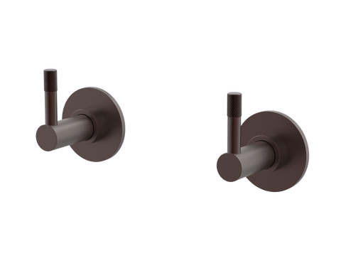 Tapware ParTaps Elm Top Assemblies Wall Pair Colour: Antique Copper Place & Palette