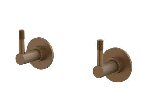 Tapware ParTaps Elm Top Assemblies Wall Pair Colour: Burnished Place & Palette