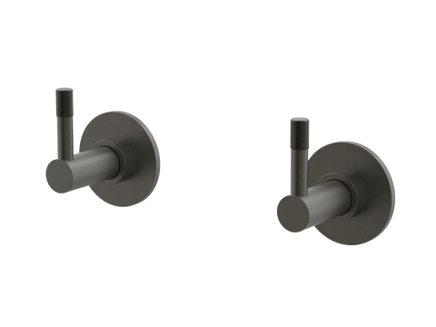 Tapware ParTaps Elm Top Assemblies Wall Pair Colour: Volcanic Grey Place & Palette