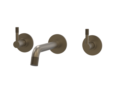 Tapware ParTaps Elm Wall Basin Set Colour: Antique Bronze Style: Original Place & Palette