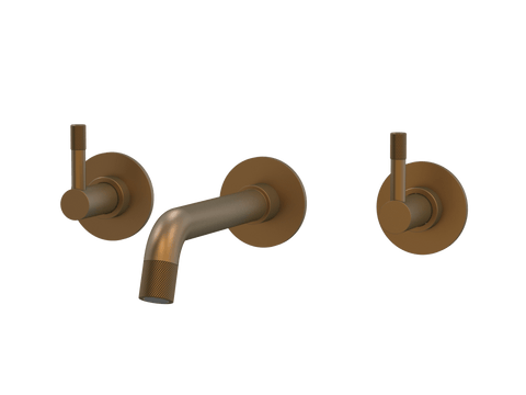 Tapware ParTaps Elm Wall Basin Set Colour: Burnished Style: Original Place & Palette