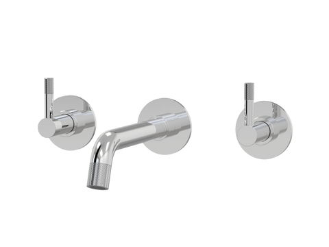 Tapware ParTaps Elm Wall Bath Set - 160mm Colour: Chrome Style: Original Place & Palette
