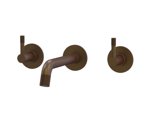 Tapware ParTaps Elm Wall Bath Set - 200mm Colour: Native Brass Style: Original Place & Palette