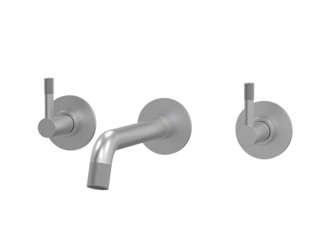 Tapware ParTaps Elm Wall Bath Set - 200mm Colour: Satin Pearl Style: Original Place & Palette