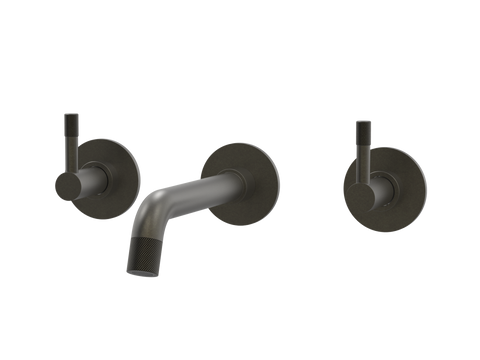 Tapware ParTaps Elm Wall Bath Set - 200mm Colour: Volcanic Grey Style: Original Place & Palette