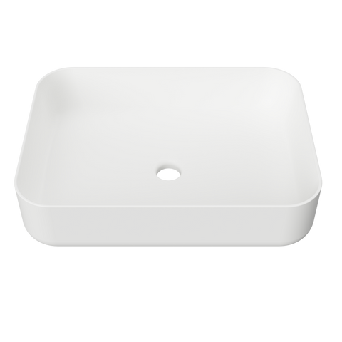 Basins Timberline Enchant Ceramic Basin 500mm Color: White Matte Place & Palette