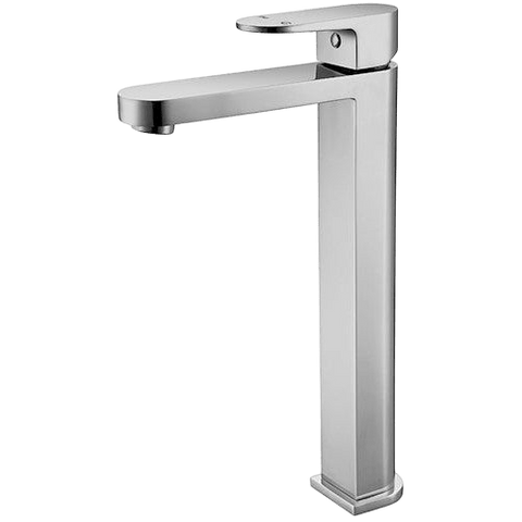 Tapware Modern National Eva Mini Basin Mixer Style: High Rise Colour: Electroplated Chrome Place & Palette