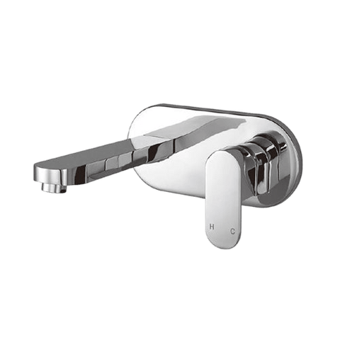 Tapware Modern National Eva Wall Combination Colour: Electroplated Chrome Place & Palette