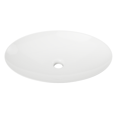 Basins Timberline Feather Ceramic Basin 500mm Color: White Gloss Place & Palette