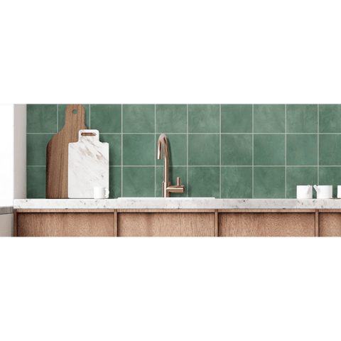 Tiles The Peninsula Collection Forest Porcelain Tile Colour: Eucalyptus Décor Mix Place & Palette