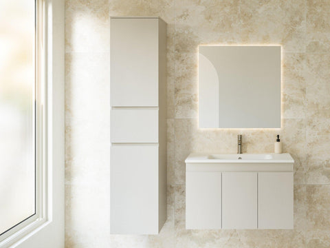 Vanities Timberline Fraser Tallboy Wall Hung Size: W 400mm Place & Palette