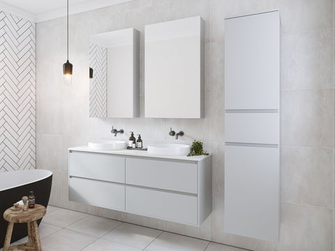 Vanities Timberline Fraser Tallboy Wall Hung Size: W 400mm Place & Palette