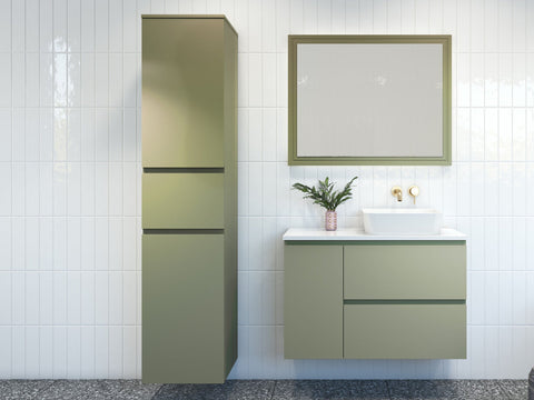 Vanities Timberline Fraser Tallboy Wall Hung Size: W 400mm Place & Palette
