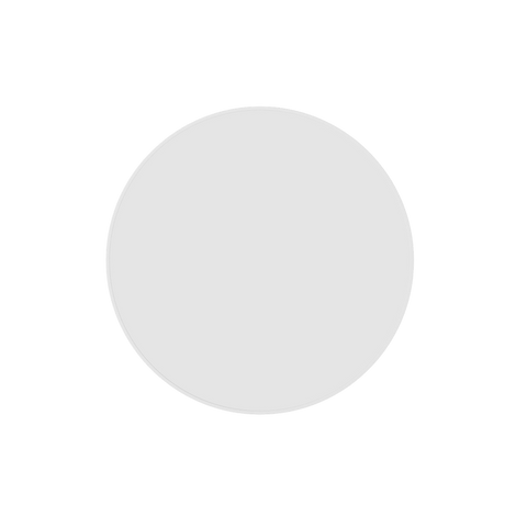Mirrors Thermogroup Round Framed Mirror Colour: White Size: 600mm Dia Demister: With Demister Place & Palette
