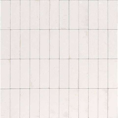 Tiles The Manly Collection Gleeze Porcelain Tile Colour: Bianco White Gloss Size: 50x150mm Place & Palette