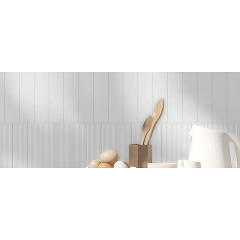 Tiles The Peninsula Collection Glenbrook Subway Tile Colour: White Place & Palette