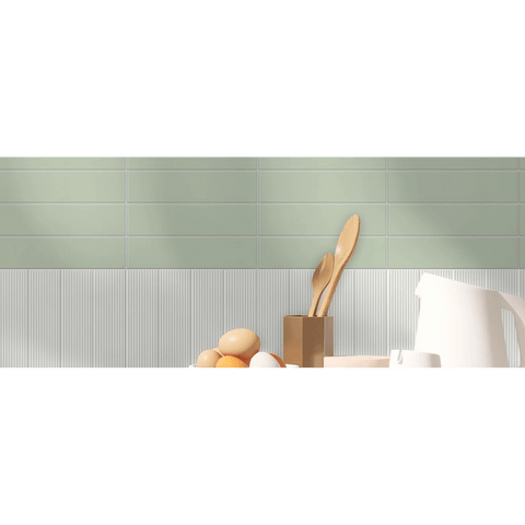 Tiles The Peninsula Collection Glenbrook Subway Tile Colour: White Place & Palette