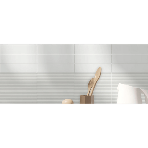 Tiles The Peninsula Collection Glenbrook Subway Tile Colour: White Place & Palette