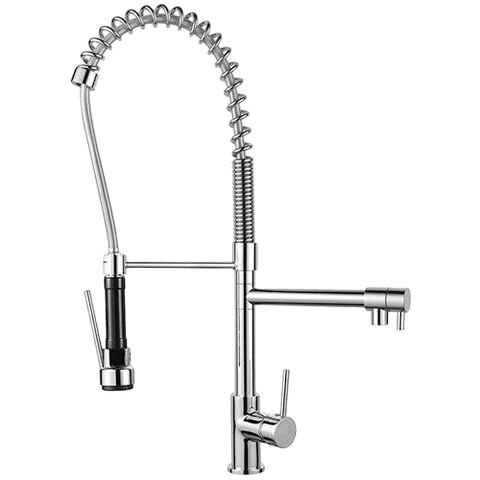Tapware Modern National Halo Multifunction Kitchen Mixer Colour: Electroplated Chrome Place & Palette